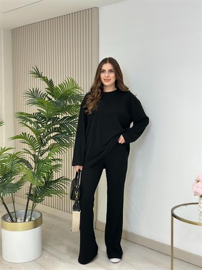 Fitilli Yumoş Takım Siyah