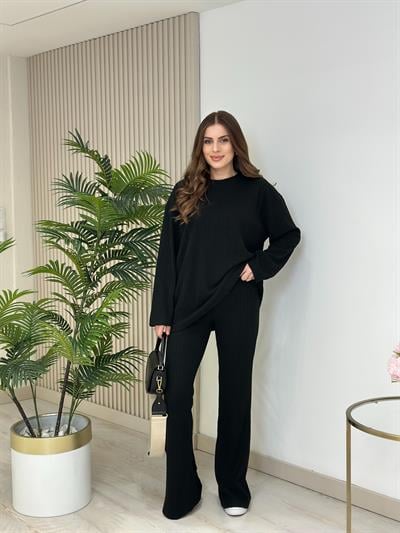 Fitilli Yumoş Takım Siyah