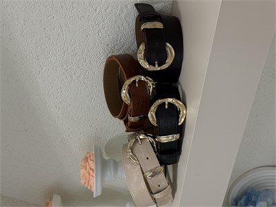 Gold Tokalı Mg Model Kemer Siyah