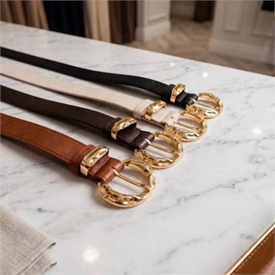 Gold Tokalı Mg Model Kemer Taba