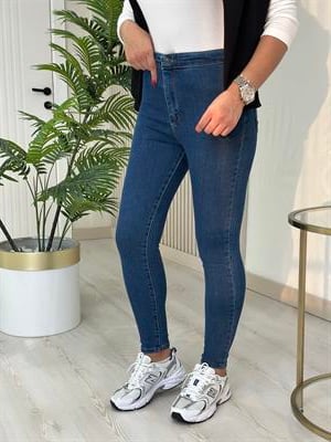 Joni Likralı Tayt Kot Koyu Mavi