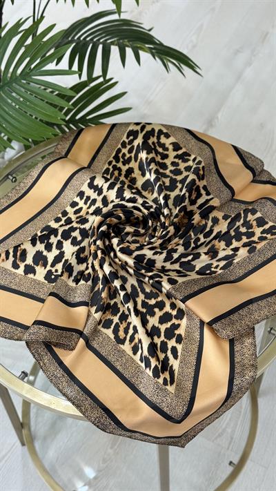 Leopar Desenli Fular