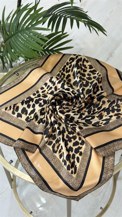 Leopar Desenli Fular