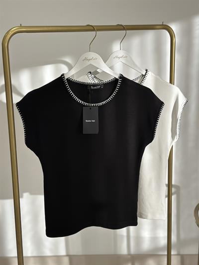 Mass Modal Kumaş Tshirt Beyaz