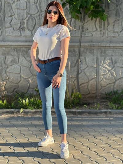 Mavi Tırnaklı Toparlayıcı Jean