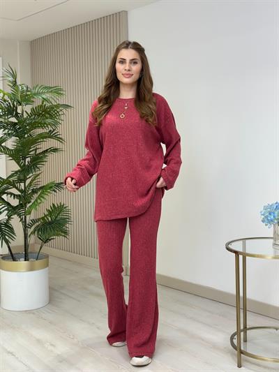 Maya Fitilli Yumoş Takım Bordo