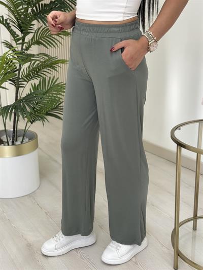 Modal Kumaş Mevsimlik Eşofman Altı Haki