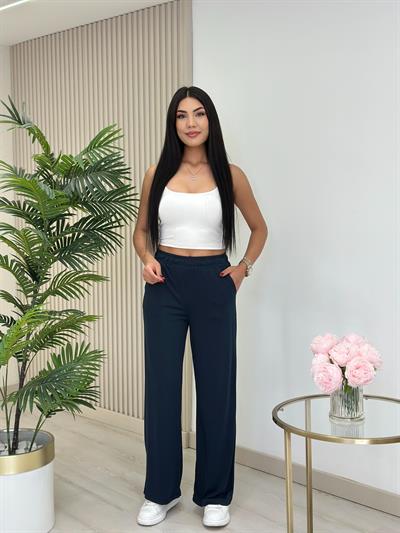 Modal Kumaş Mevsimlik Eşofman Altı Lacivert