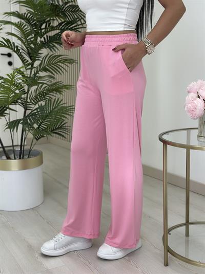 Modal Kumaş Mevsimlik Eşofman Altı Pembe