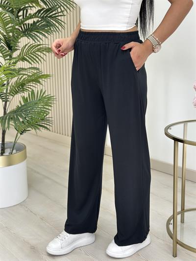 Modal Kumaş Mevsimlik Eşofman Altı Siyah