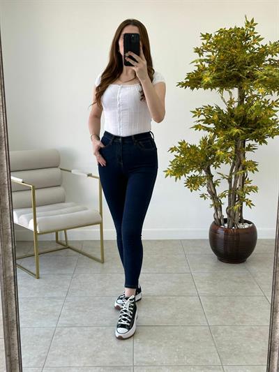 Orj. Marka Lacivert Skinny Jean