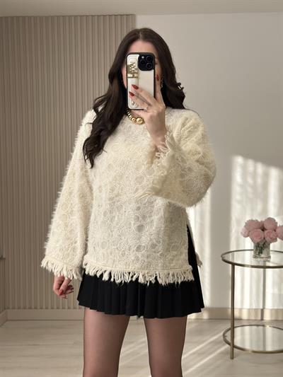 Orj. Marka Püskül Detaylı Kazak