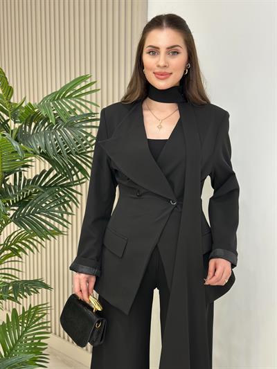 Premium Seri Üçlü Takım Siyah