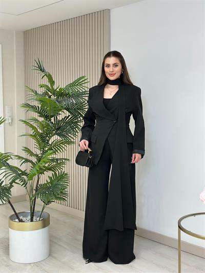 Premium Seri Üçlü Takım Siyah