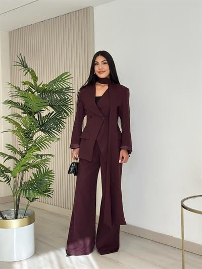 Premium Seri Üçlü Takım Mürdüm