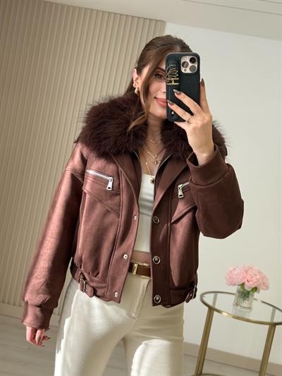 Robin Süet İçi Peluş Dolgulu Mont Taba