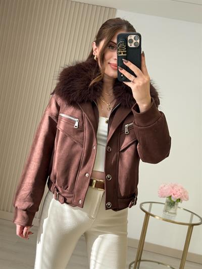 Robin Süet İçi Peluş Dolgulu Mont Taba