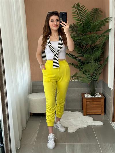 Sarı Eşofman Altı