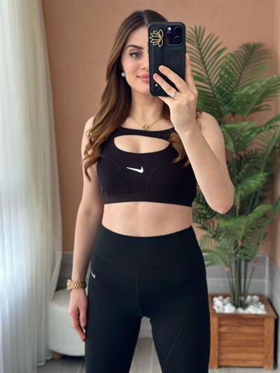 Siyah Sporcu Büstiyer