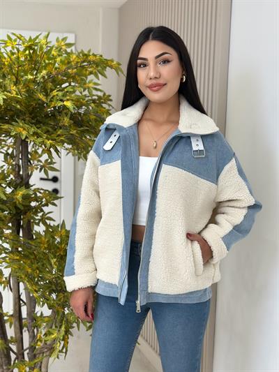 Teddy Kot Miksli Bomber Mont 