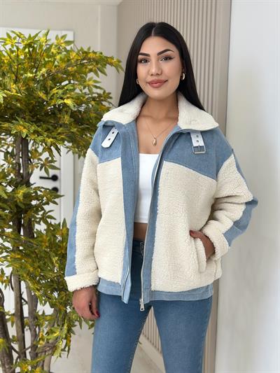 Teddy Kot Miksli Bomber Mont 