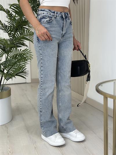 Tırnaklı Boru Paça Jean 