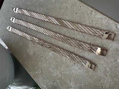 Xupıng Hasır Rose Gold Kalın Bileklik 