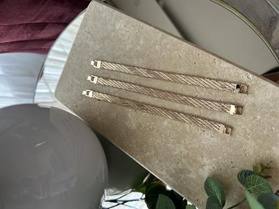Xupıng Hasır Rose Gold Kalın Bileklik 