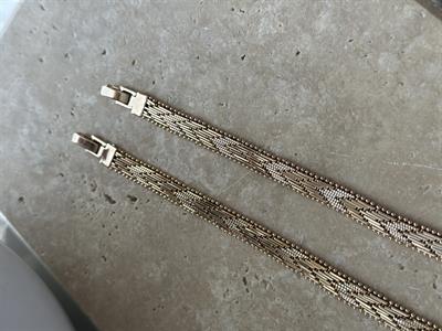 Xupıng Hasır Rose Gold İnce Bileklik 