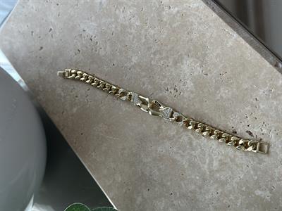 Xupıng Lale Kalın Bileklik Gold