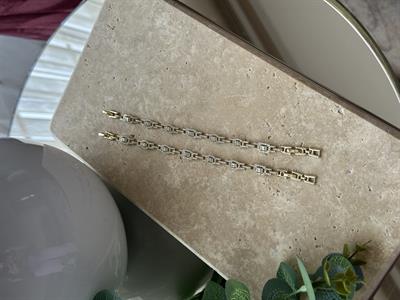 Xupıng Taşlı Bileklik Gold