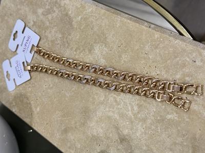 Xupıng Taşlı Halka Geçmeli Bileklik Rose Gold