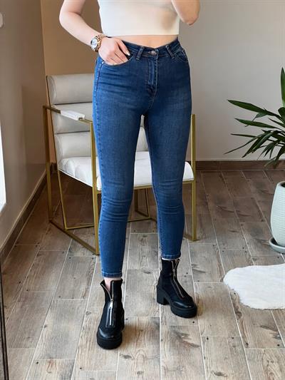 Yüksek Bel Şekillendirici Toparlayıcı Jean