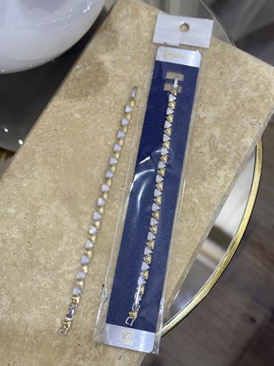 Zirconium Üçgen Taşlı Bileklik 