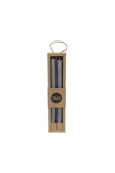 Mikasa moor petek koyu gri mat 25 cm 2 li mum