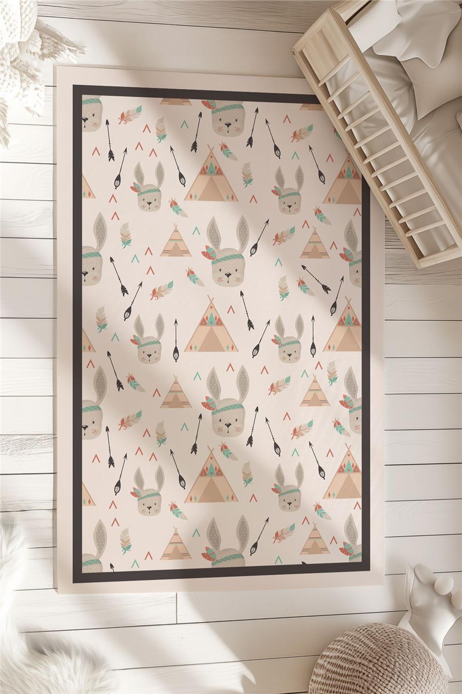 Çocuk Ve Bebek Odası Dekoratif Halı Tlh-045