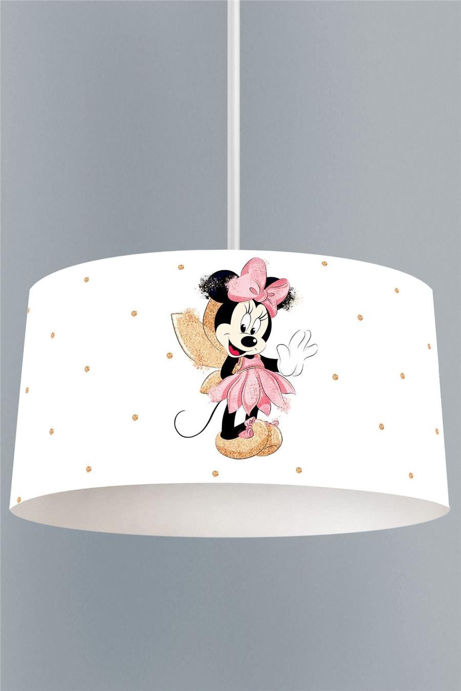 Mickey Mouse Desenli Çocuk Odası Bebek Odası Sarkıt Avize Tlav-040