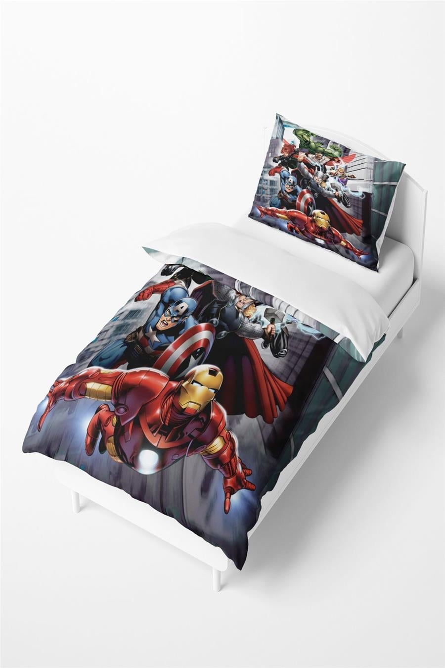 Marvel Süper Kahramanlar Desenli Çocuk Ve Bebek Nevresim Takımı Tlan-302