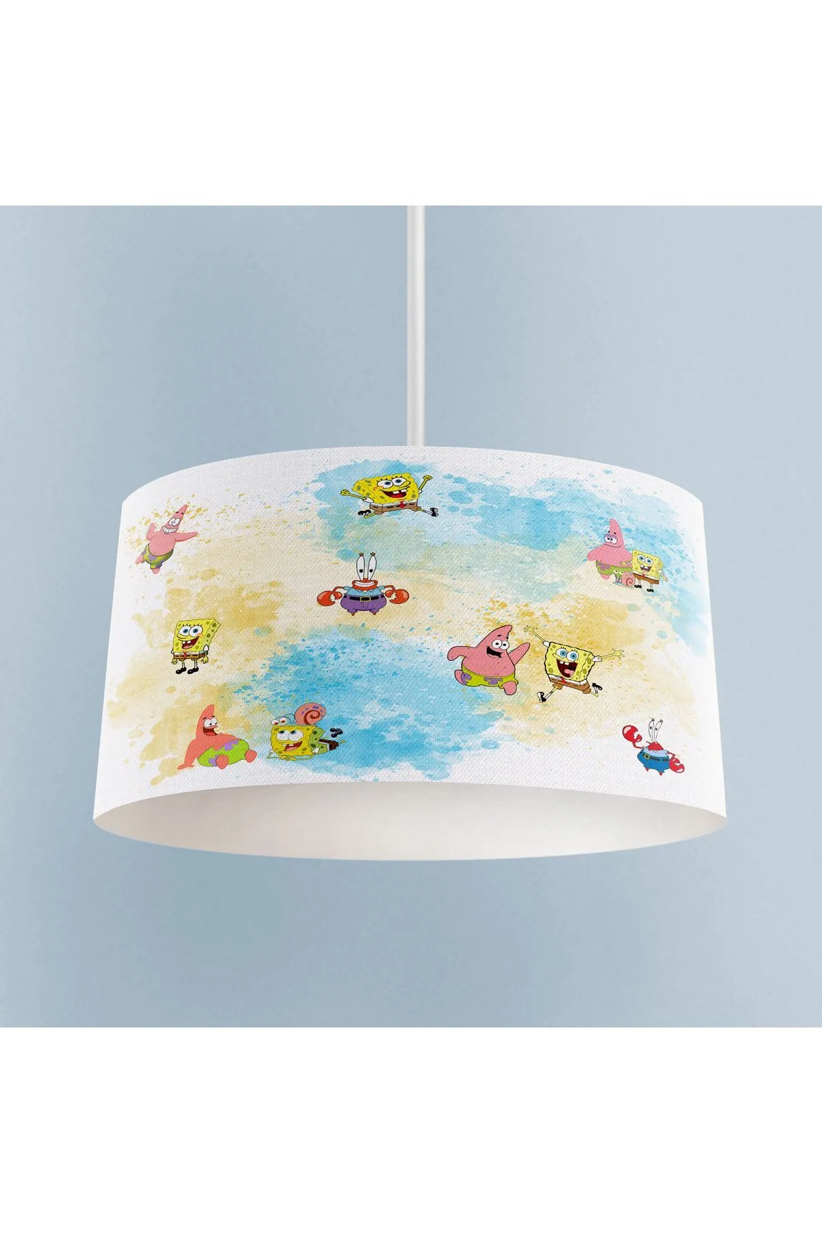 Süngerbob Desenli Spongebob Patrick Çocuk Odası Sarkıt Avize Tlav-313