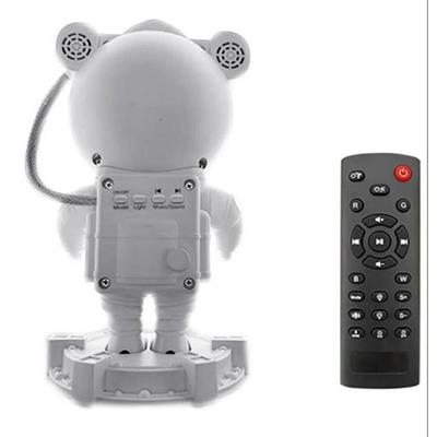 Astronot Işıklı Galaksi Samanyolu Projeksiyon Gece Lambası ve Hoparlörlü