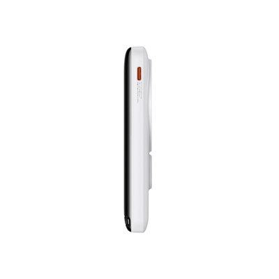 Baseus 10.000mAh 20W USB-C PD Manyetik Kablosuz Hızlı Şarj Katlanabilir Standlı Powerbank - Beyaz