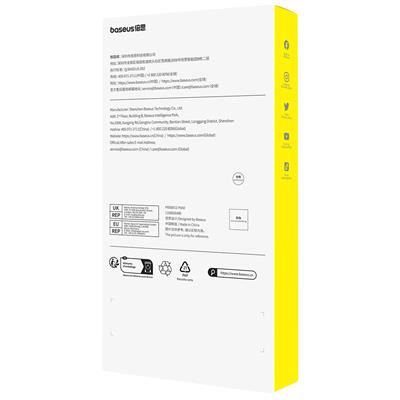 Baseus Crystal Series Manyetik iPhone 16 Uyumlu Telefon Kılıfı - Şeffaf