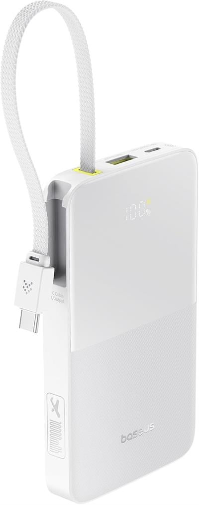 Baseus Enerfill FC51 Bipow2 Pro Powerbank 10.000 mAh 22.5W – Beyaz