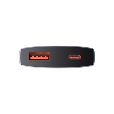 Baseus GaN5 Pro 65W USB-C PD ve USB-A Çıkışlı Ultra İnce Hızlı Şarj Seyahat Adaptörü - Siyah (Türkiye Uyumlu Priz Başlığı)
