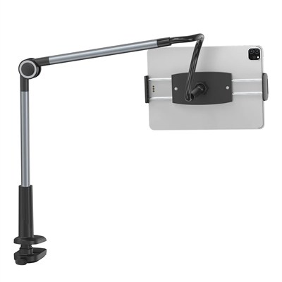 Baseus Otaku Life 360° Ayarlanabilir Katlanabilir Esnek Kollu Telefon ve Tablet Tutucu Stand - Siyah