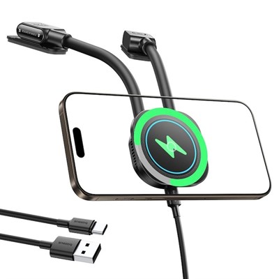 Baseus PrimeTrip C03S Pro 15W MagSafe Uyumlu Araç İçi Kablosuz Şarj Tutucu - Siyah