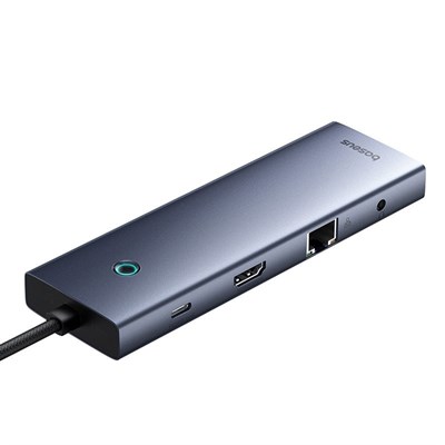 Baseus UltraJoy 10 Port 4K HDMI RJ45 PD100W USB-C Hub - Gri