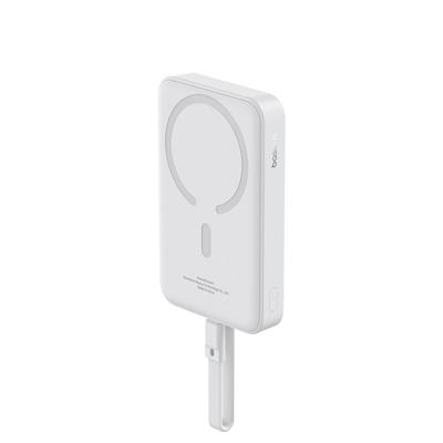 Baseus 10.000 mAh Manyetik Mini Kablosuz Hızlı Şarj Powerbank 30W – Beyaz
