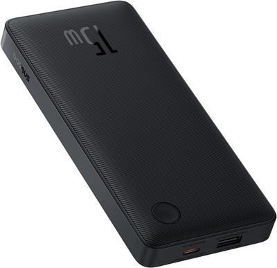 BASEUS Airpow Lite Power 10.000mAh 15W Taşınabilir Şarj Cihazı - Siyah