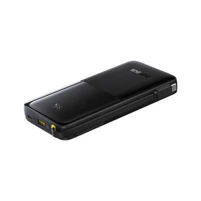 Baseus Bipow 2 10.000 mAh 20W Entegre USB-C Kablolu Powerbank – Siyah